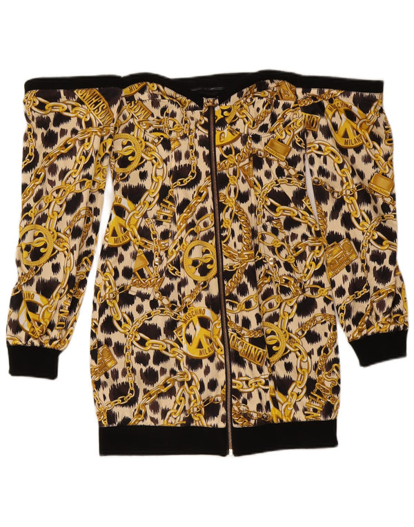 Abito da donna H&MOSCHINO con zip intera e spalle scoperte IT 36 XS Giallo Colourblock