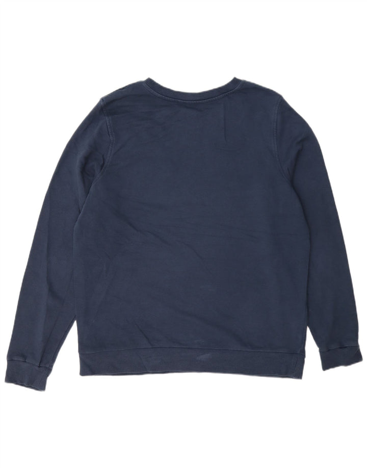 Felpa da donna Marks & Spencer UK 16 grande cotone blu navy