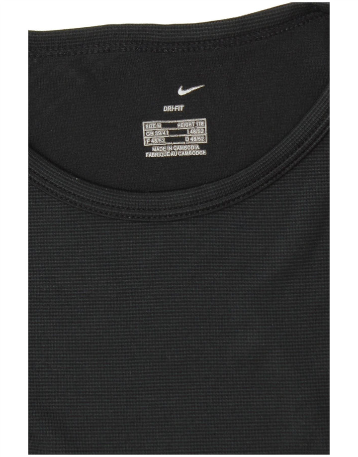 Canotta Nike Dri Fit da uomo UK 39/41 Medium Black Colourblock