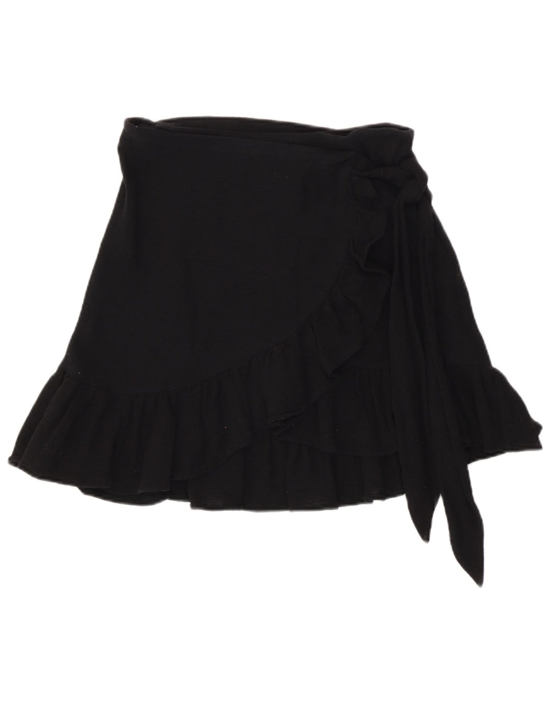 Gonna a portafoglio in maglia Zara da donna piccola W26 nera