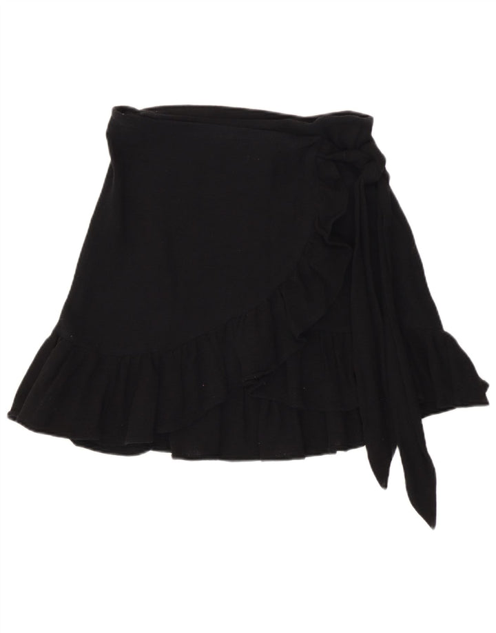 Gonna a portafoglio in maglia Zara da donna piccola W26 nera