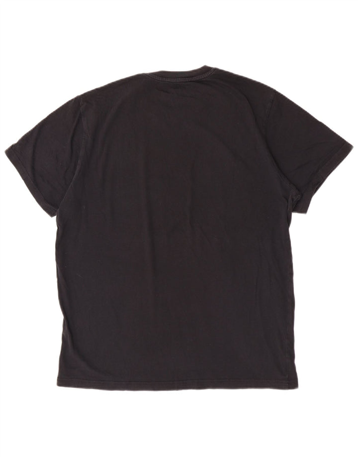 T-shirt grafica da uomo New Balance, taglia grande, nera