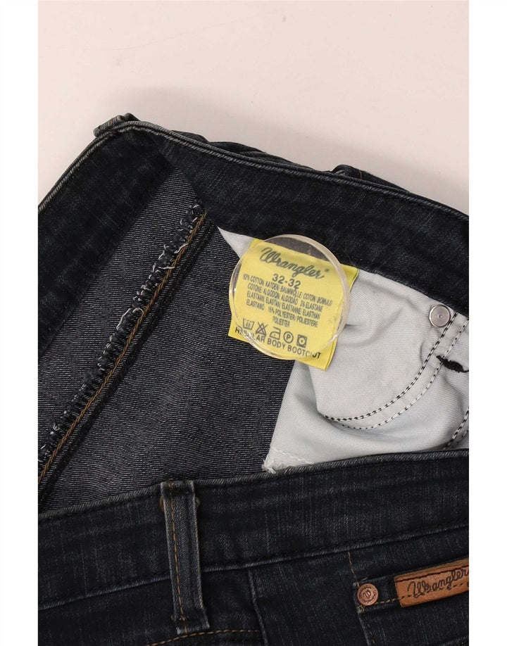 Jeans Bootcut da donna Wrangler W32 L32 cotone blu navy