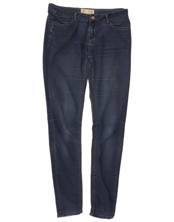 FAT FACE Womens Skinny Jeans W32 L30 Blue Cotton