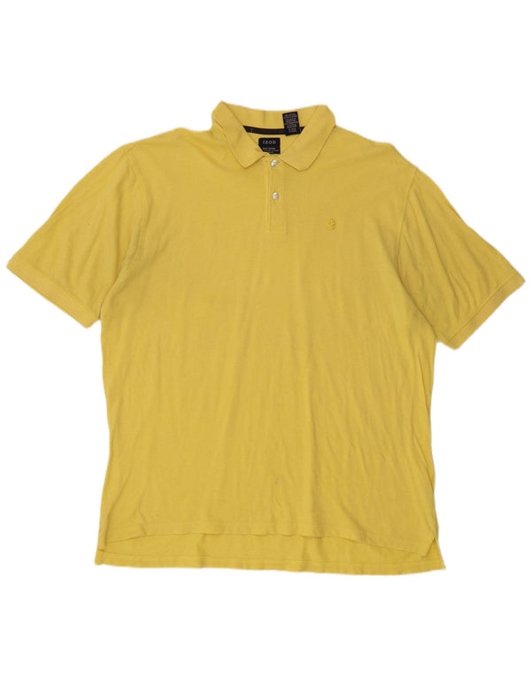 Polo da uomo Izod XL in cotone giallo