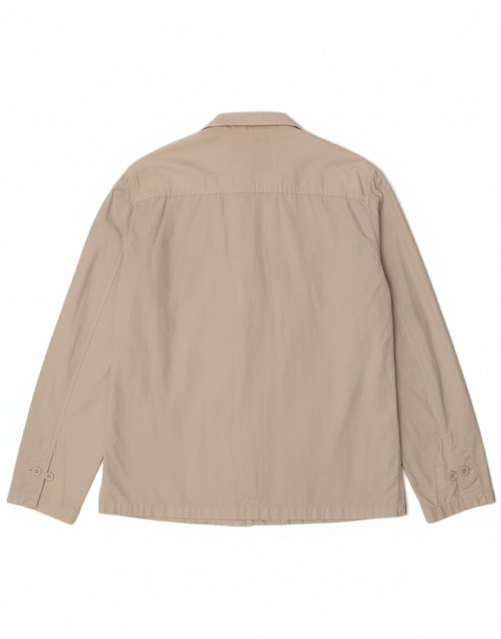 Giubbotto bomber da uomo Gas UK 42 XL cotone bianco sporco