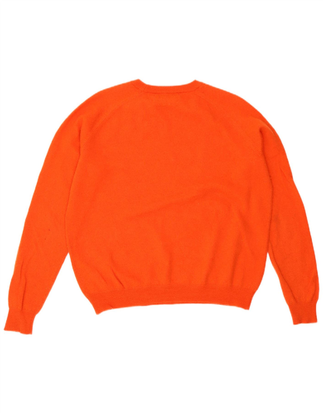 Maglione maglione girocollo da uomo Zara piccolo in lana arancione