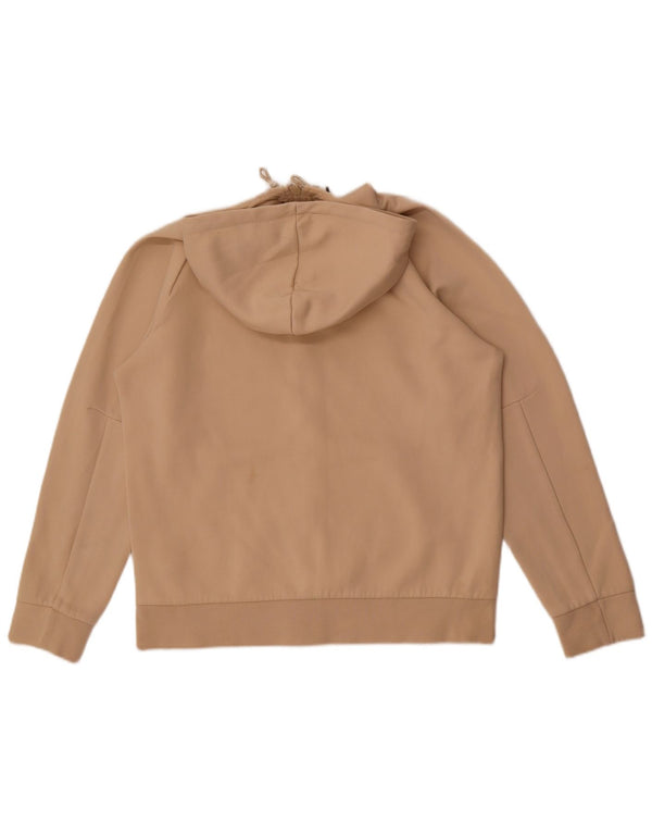 Felpa con cappuccio e zip da uomo Puma in cotone beige medio