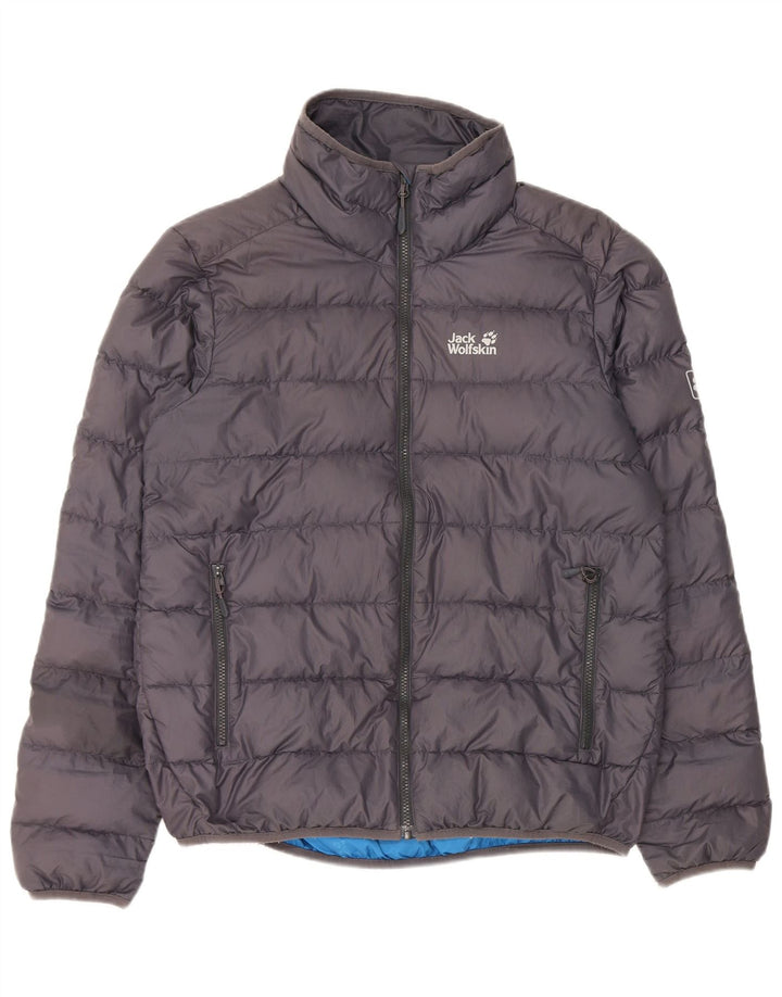 Giacca imbottita da uomo Jack Wolfskin UK 38 Poliestere grigio medio