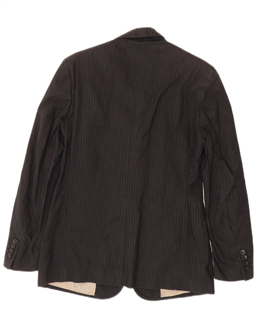 Just Cavalli Giacca Blazer da Uomo a 3 Bottoni IT 48 Cotone Medio a Righe Nere