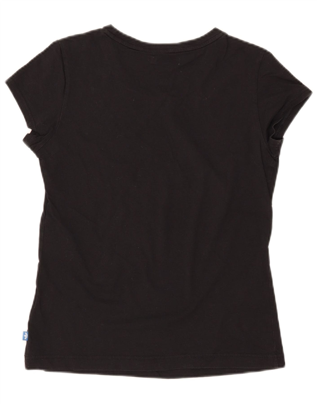T-shirt grafica da donna ADIDAS Top IT 40 Small in cotone nero