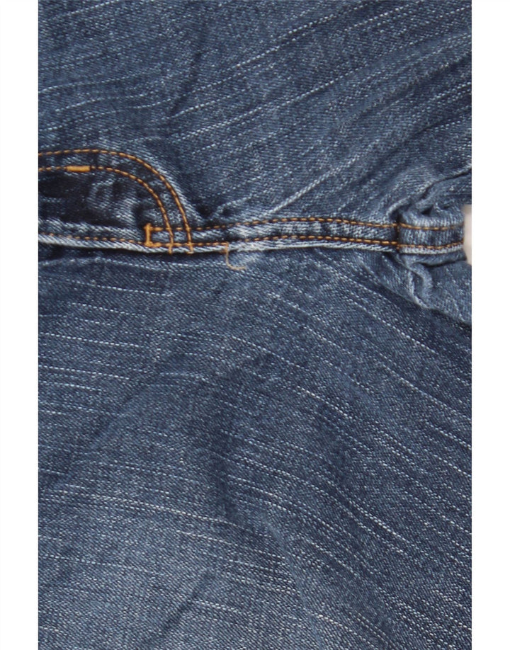 Jeans dritti elasticizzati Texas Wrangler da uomo W36 L30 cotone blu