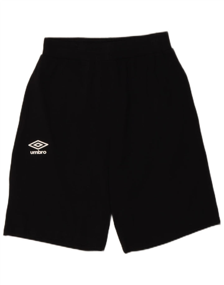 Pantaloncini sportivi Umbro da uomo piccoli in cotone nero