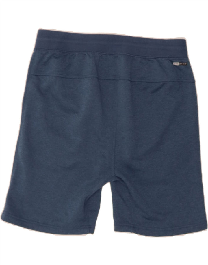 NIKE Mens Sport Shorts Small  Navy Blue Cotton Vintage Nike and Second-Hand Nike from Messina Hembry 