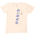 T-shirt grafica Jordan Boys Paris da 10-11 anni in cotone bianco medio