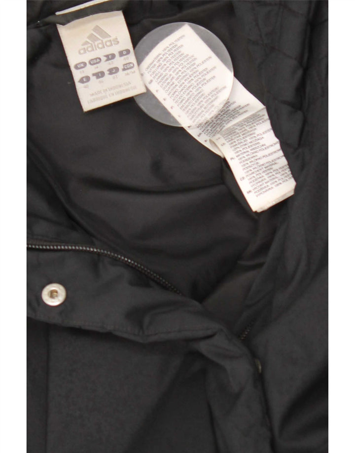 Giacca imbottita da donna Adidas UK 14 grande poliestere nero
