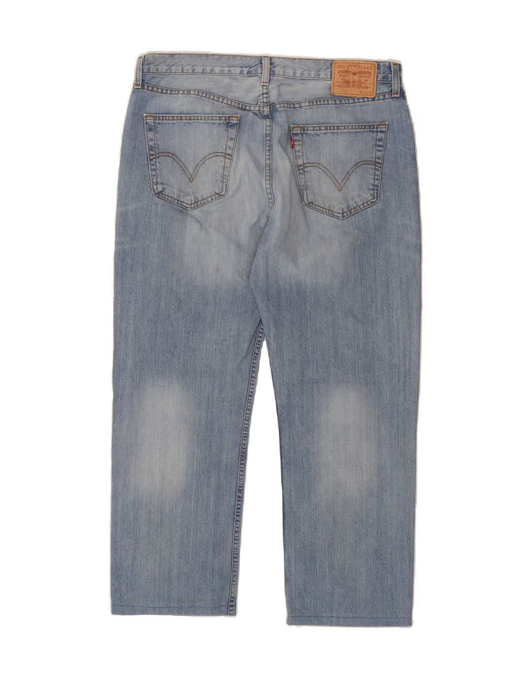 LEVI'S Mens 751 Straight Jeans W38 L27 Blue Cotton Vintage Levi's and Second-Hand Levi's from Messina Hembry 