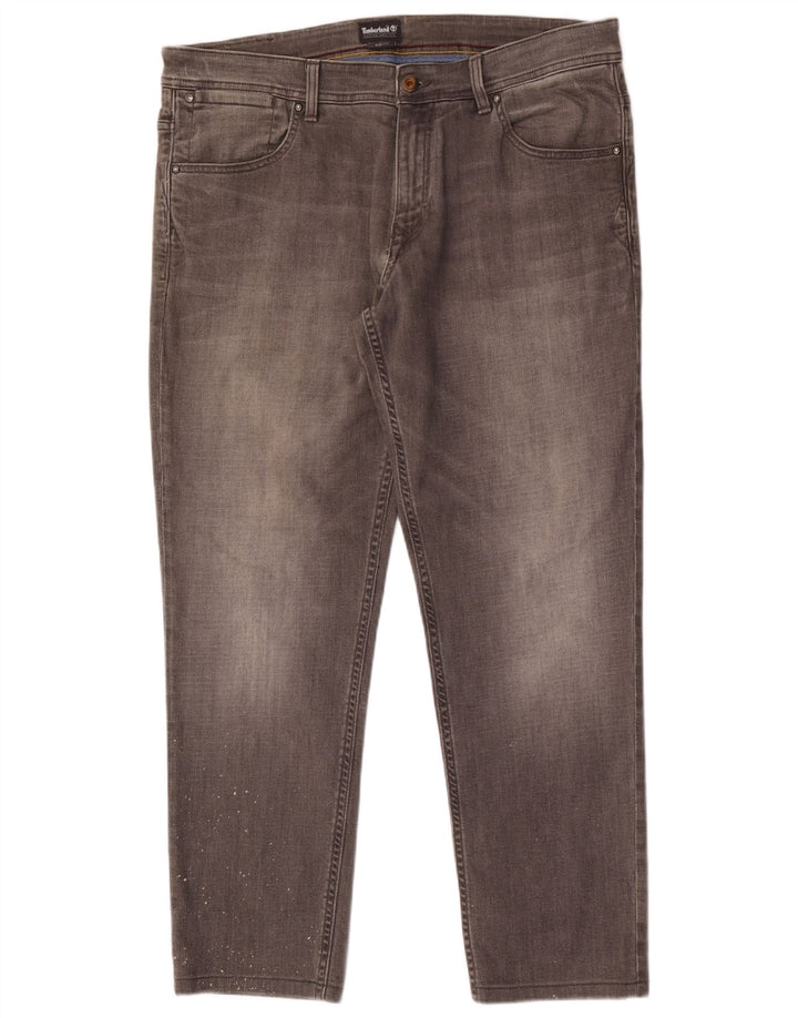 Jeans affusolati da uomo Timberland W38 L30 cotone grigio