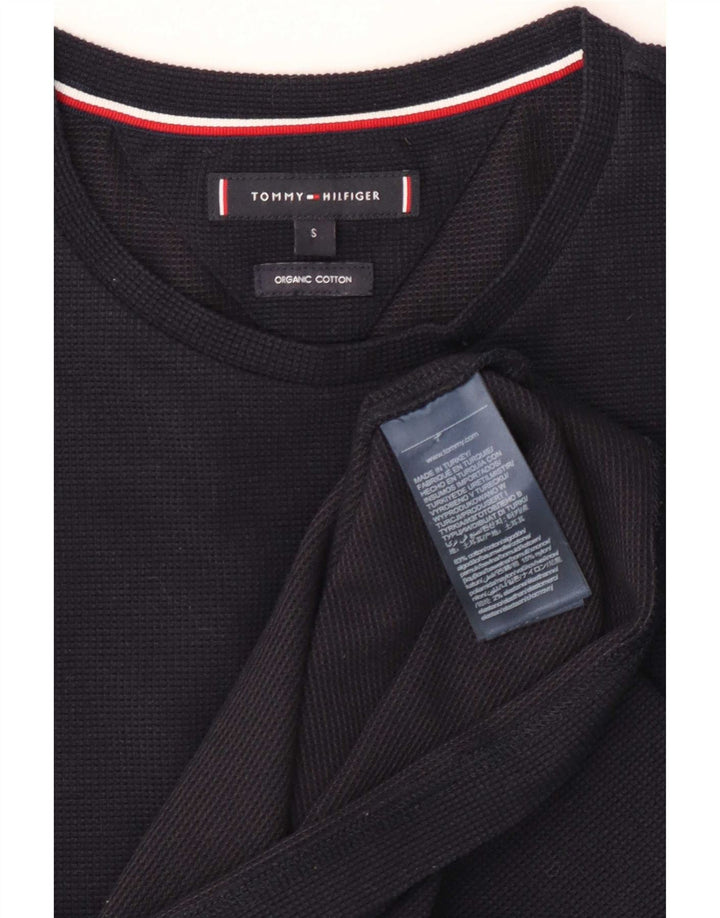 Tommy Hilfiger Top da uomo a manica lunga piccolo in cotone blu navy