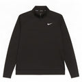 Felpa da donna Nike Dri Fit con collo e zip, maglione, UK 16, grande, poliestere nero