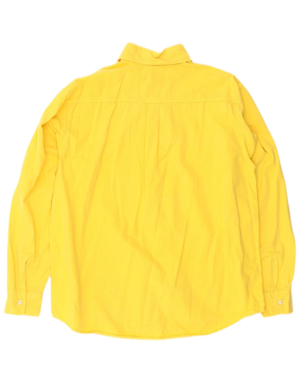 Camicia Bambino BENETTON 11-12 Anni XL Cotone Giallo