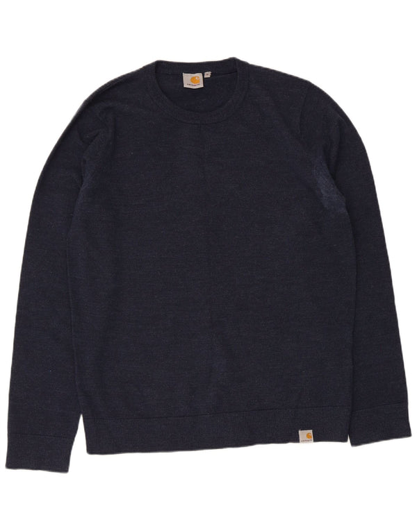 Maglione maglione girocollo da uomo Carhartt medio blu navy