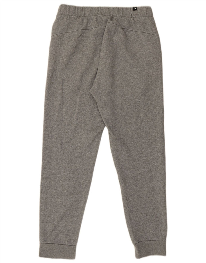 Pantaloni da tuta grafica da uomo Puma Joggers in cotone grigio medio