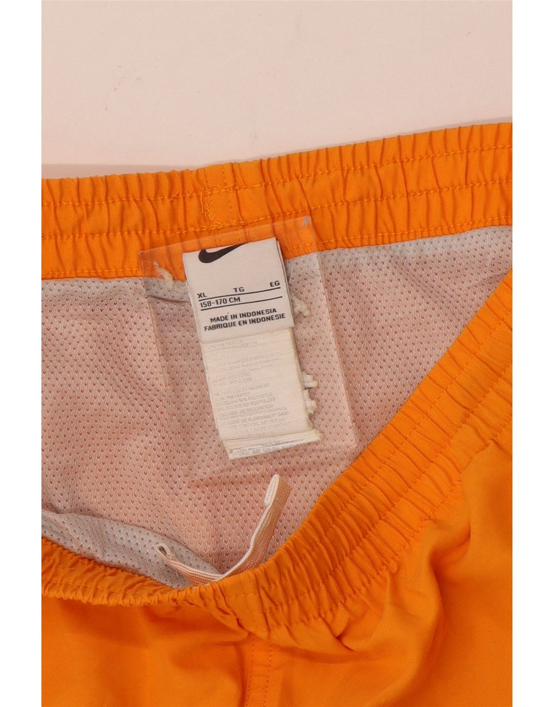 Pantaloncini da bagno NIKE da ragazzo 13-14 anni XL arancione poliestere