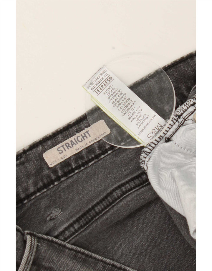 Jeans dritti da uomo Marks & Spencer W42 L29 cotone grigio