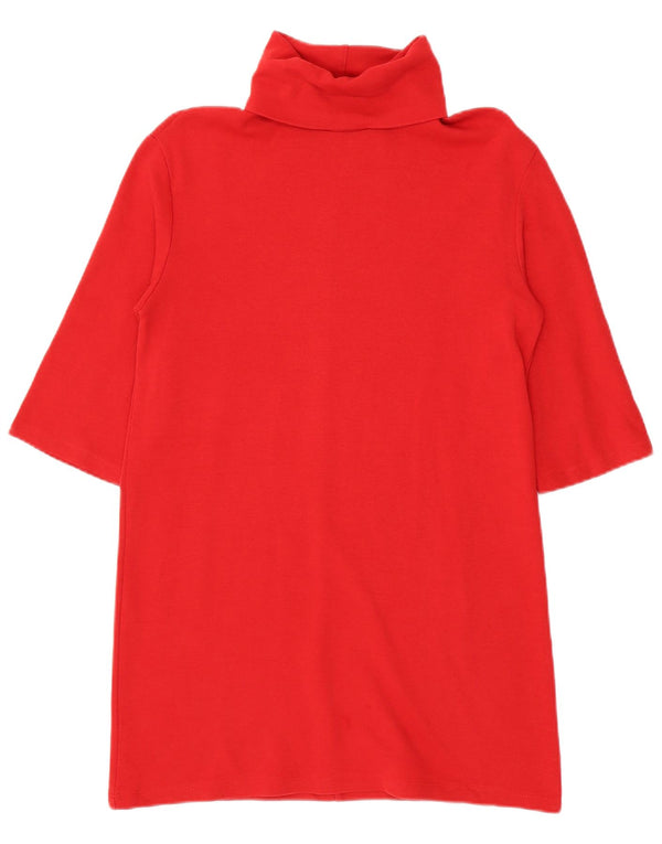 Abito maglione Zara da donna con maniche a 3/4 UK 10 piccolo rosso