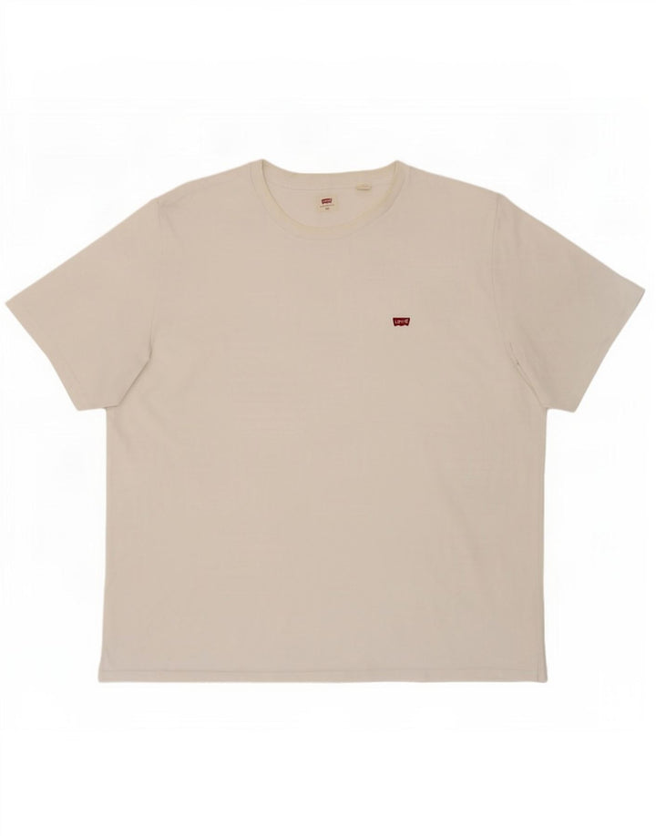 T-shirt da uomo Levi's Top 3XL cotone bianco
