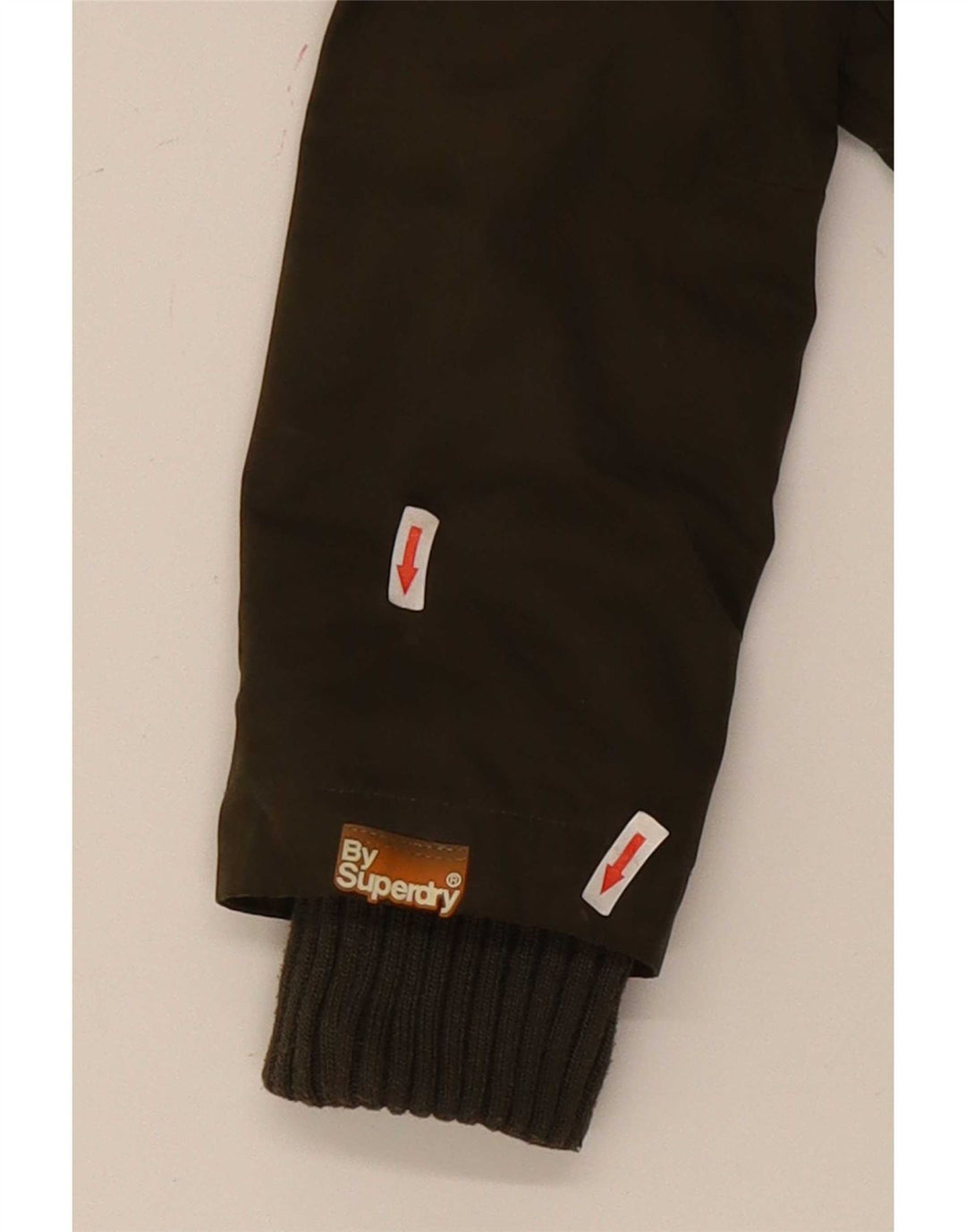 Giacca Parka da donna con cappuccio Superdry UK 14 Large Verde Poliestere