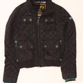 Giacca multiuso trapuntata da donna Superdry UK 10 Small nylon nero