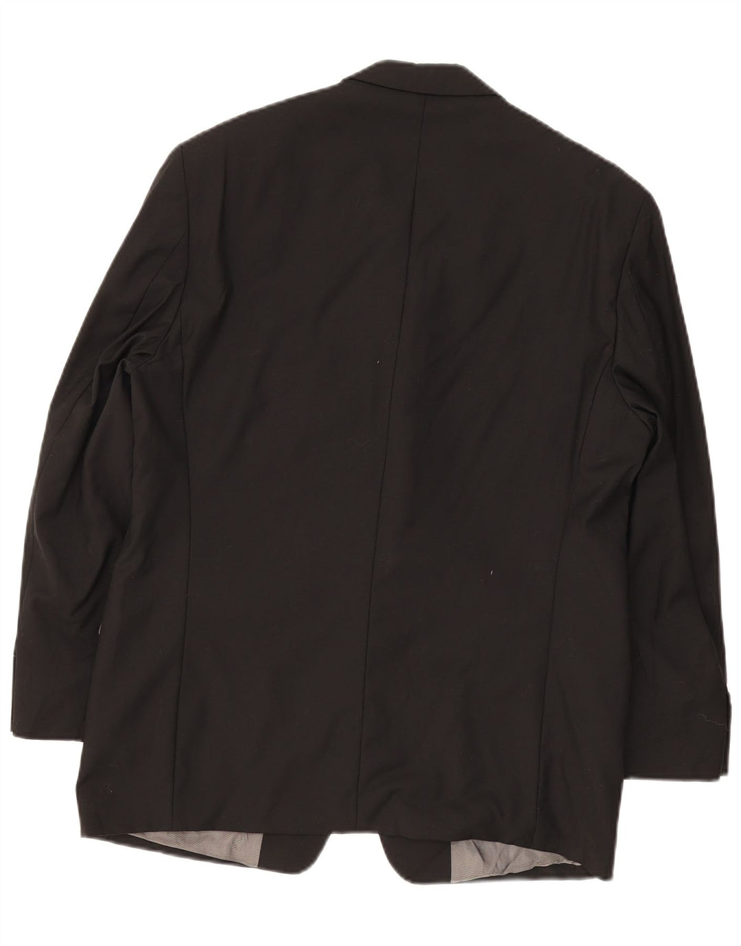 Giacca blazer a 3 bottoni da uomo Calvin Klein UK 38 lana nera media