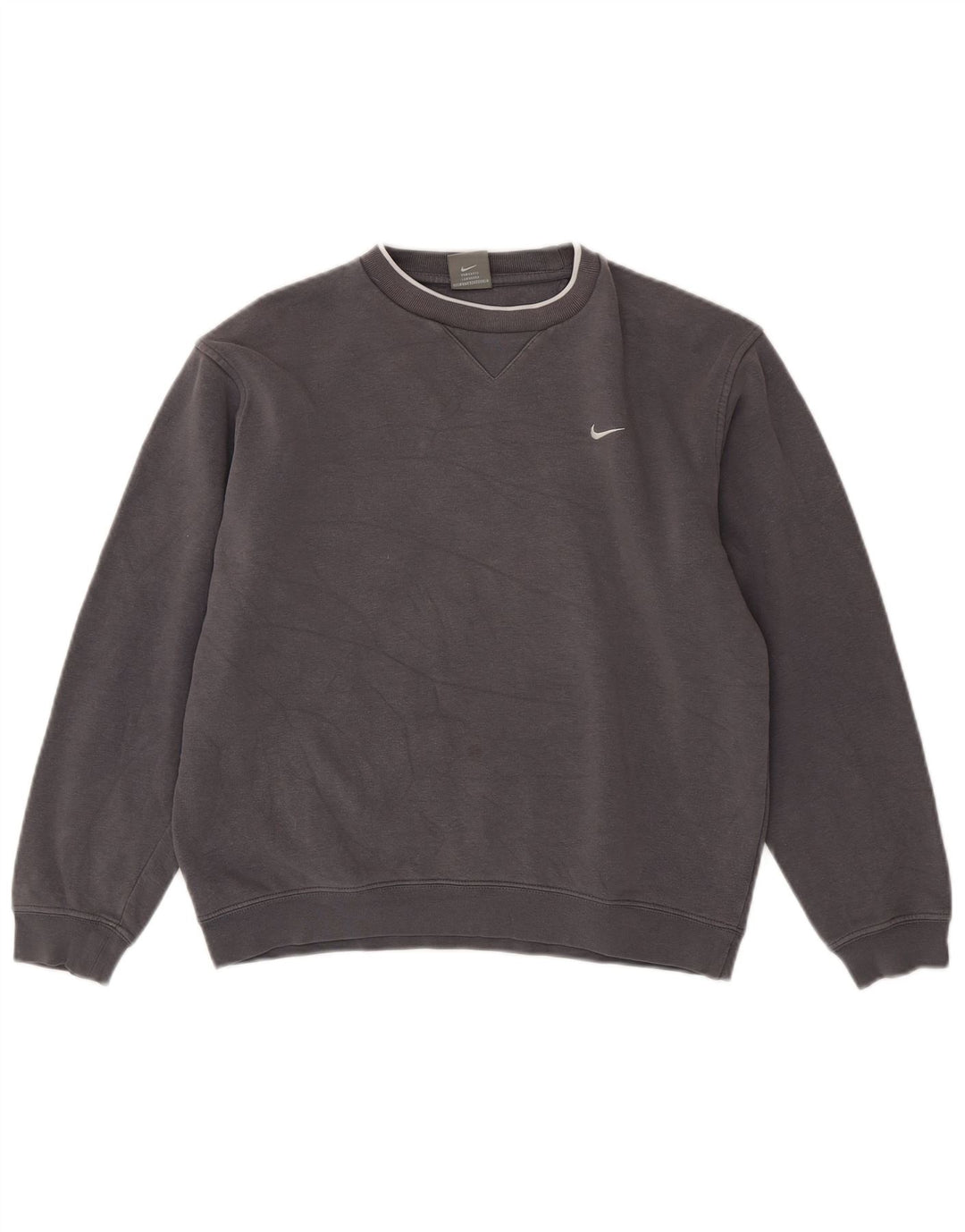 Felpa Nike Ragazzo Maglione 12-13 Anni Grande Cotone Grigio