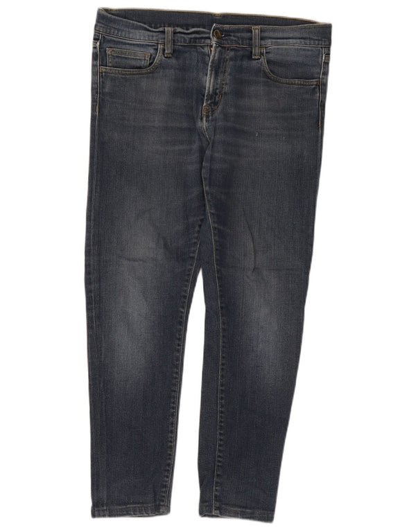Jeans slim da uomo CARHARTT W32 L27 cotone blu