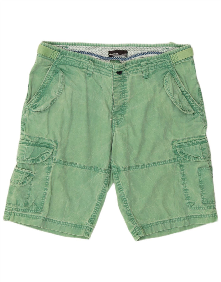 CLOCK HOUSE Pantaloncini cargo da uomo W36 Large Verde