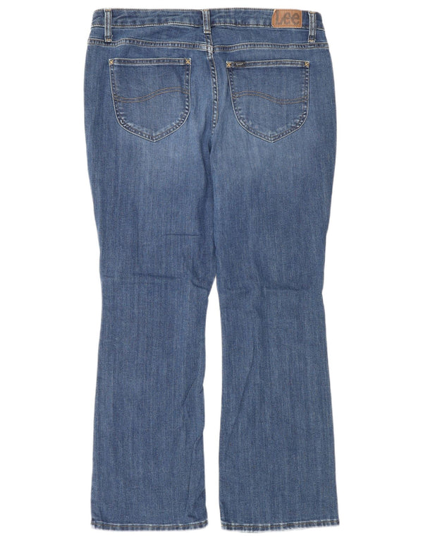 Jeans Lee Petite da donna a vita media con vestibilità regolare, taglia US 16 XL W34 L30 Blu