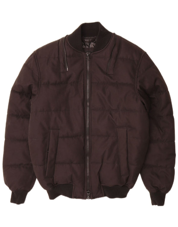 Giacca imbottita da uomo Zara UK 36 piccola in poliestere nero