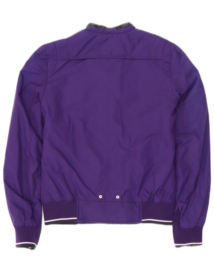 Giacca college grafica da donna G-STAR UK 10 Small Viola Poliammide