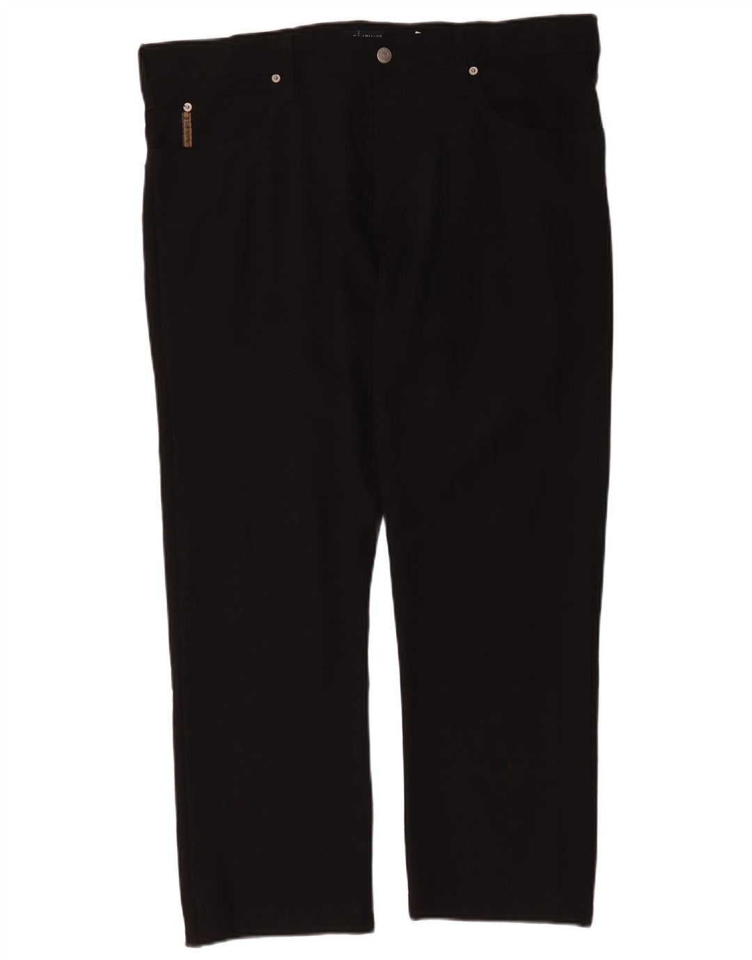 Pantaloni casual dritti da uomo Armani W40 L29 poliestere nero