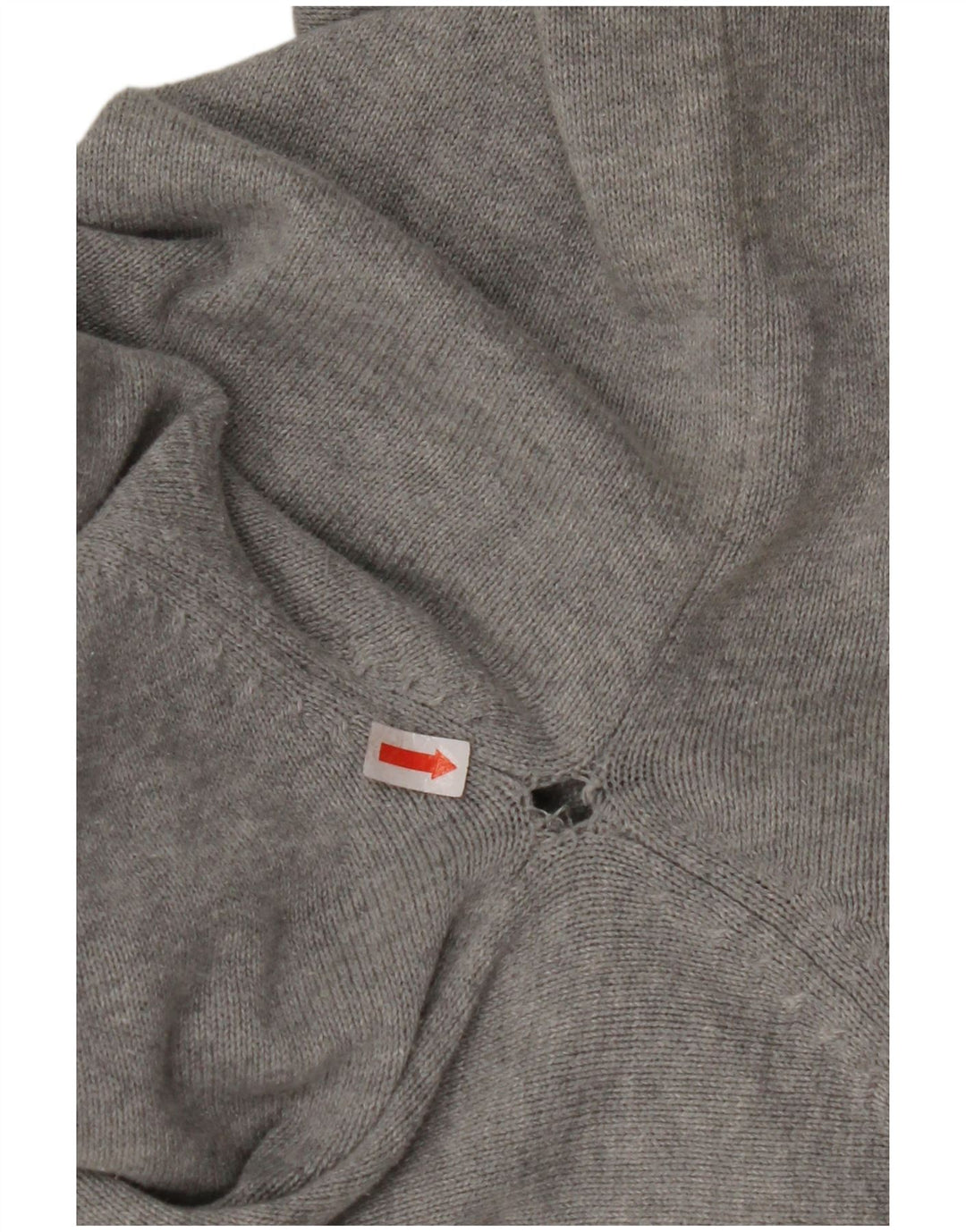 NAUTICA Maglione da uomo con zip e collo XL Grigio a rombi/cotone diamante