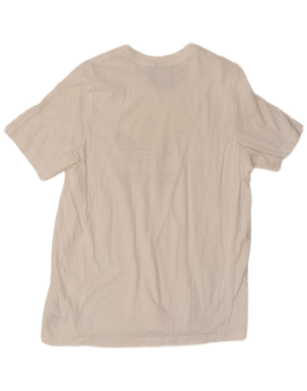 T-shirt grafica da uomo Adidas Top grande in cotone bianco