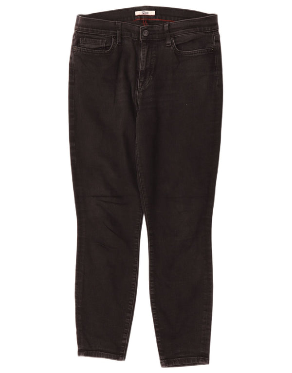 Tommy Hilfiger Donna Moulante Jeans Skinny US 10 Large Nero Cotone