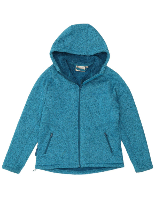 Felpa con cappuccio e zip da donna Mountain Warehouse UK 14 Large Blue Flecked