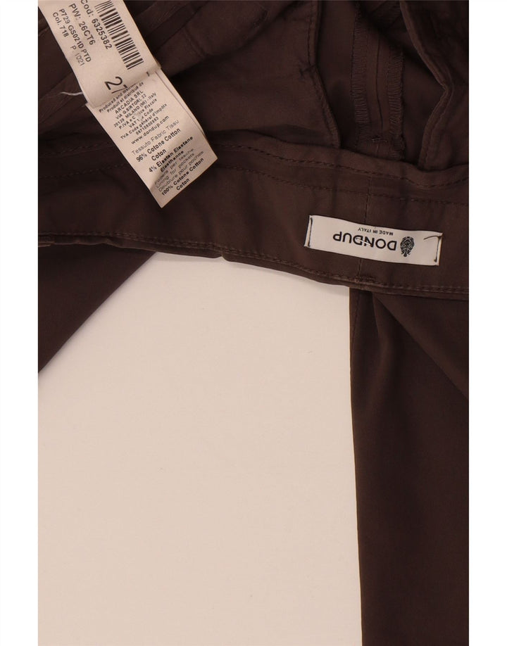 Pantaloni chino slim da donna Dondup W27 L27 cotone grigio