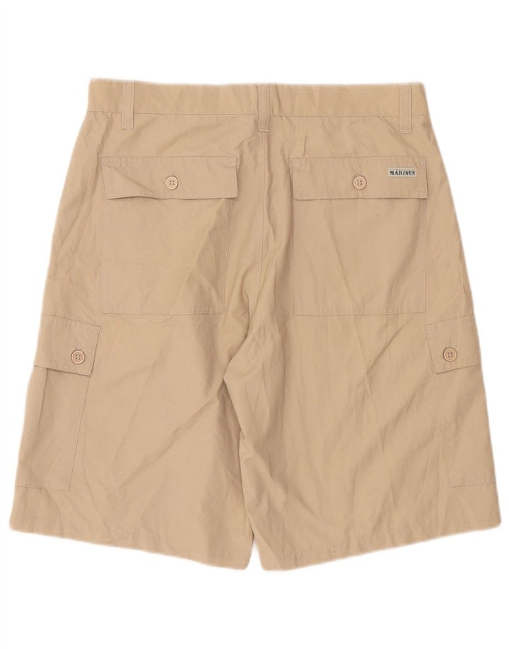 Pantaloncini cargo vintage da uomo IT 48 medi W32 Beige