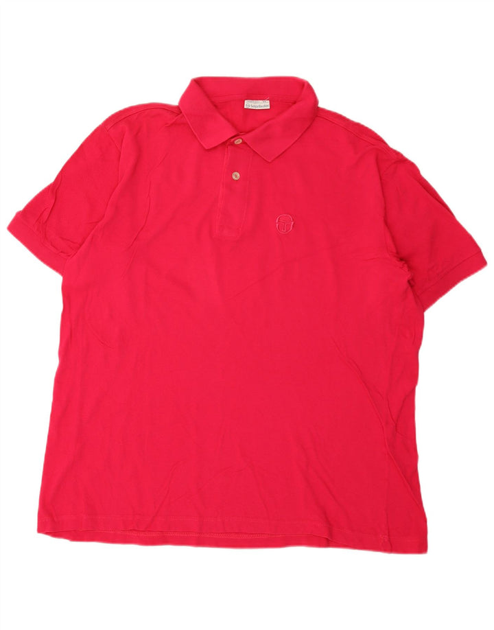 Polo Uomo Sergio Tacchini Grande Rosa In Cotone