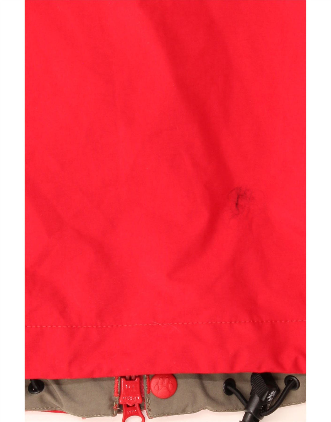 JACK WOLFSKIN Mens Rain Jacket UK 44/46 XL Red Colourblock Polyamide