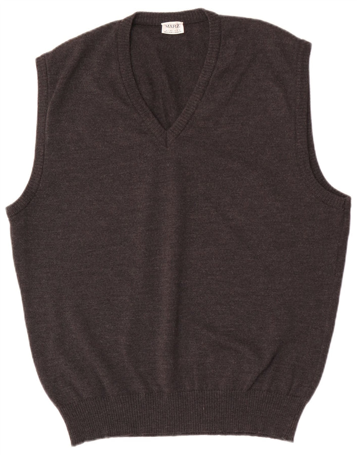 Canottiera da uomo Marz EU 54 Large Grey Wool